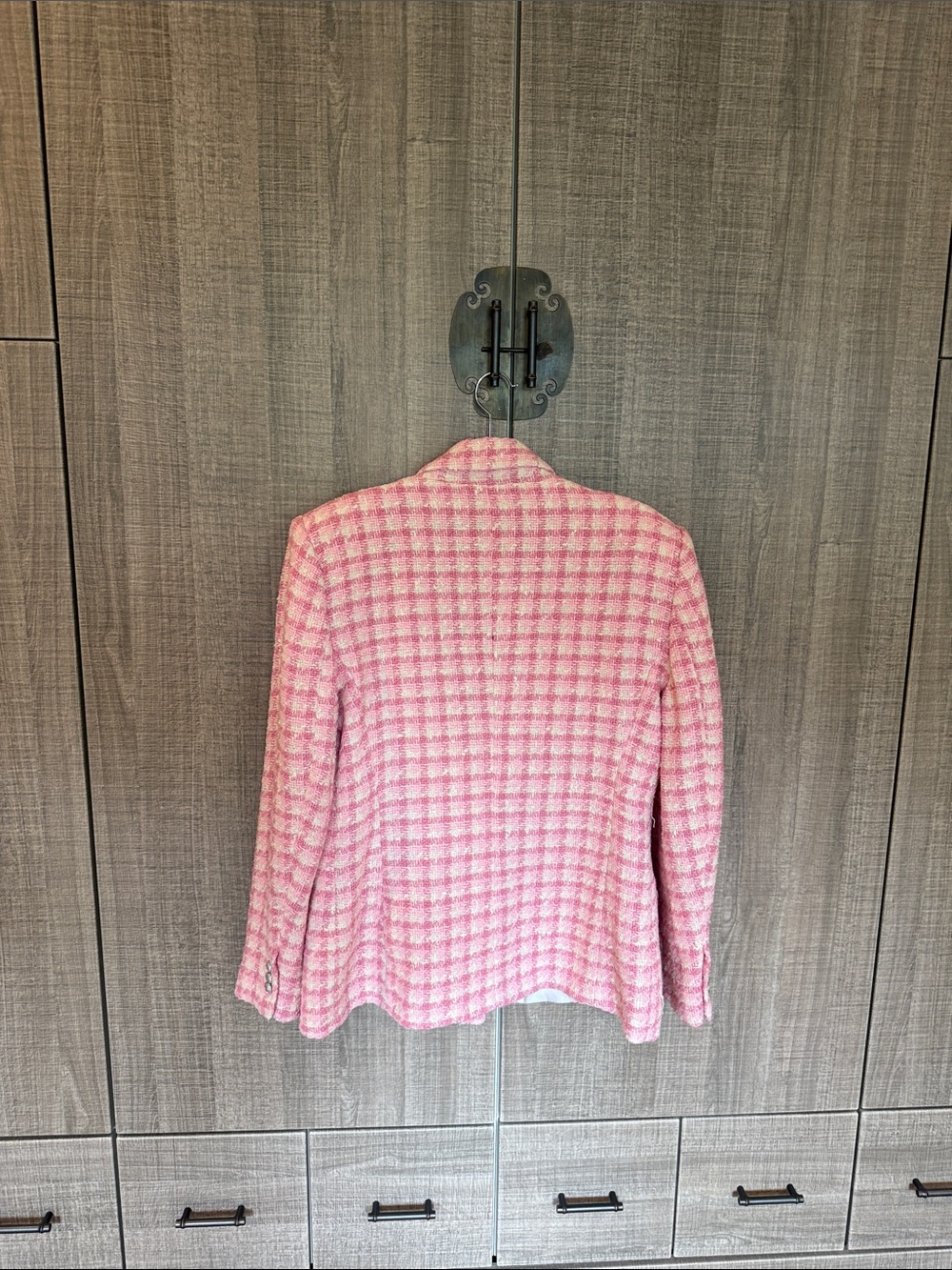 Zara Tweed Double-Breasted Blazer - Picture 4 of 17